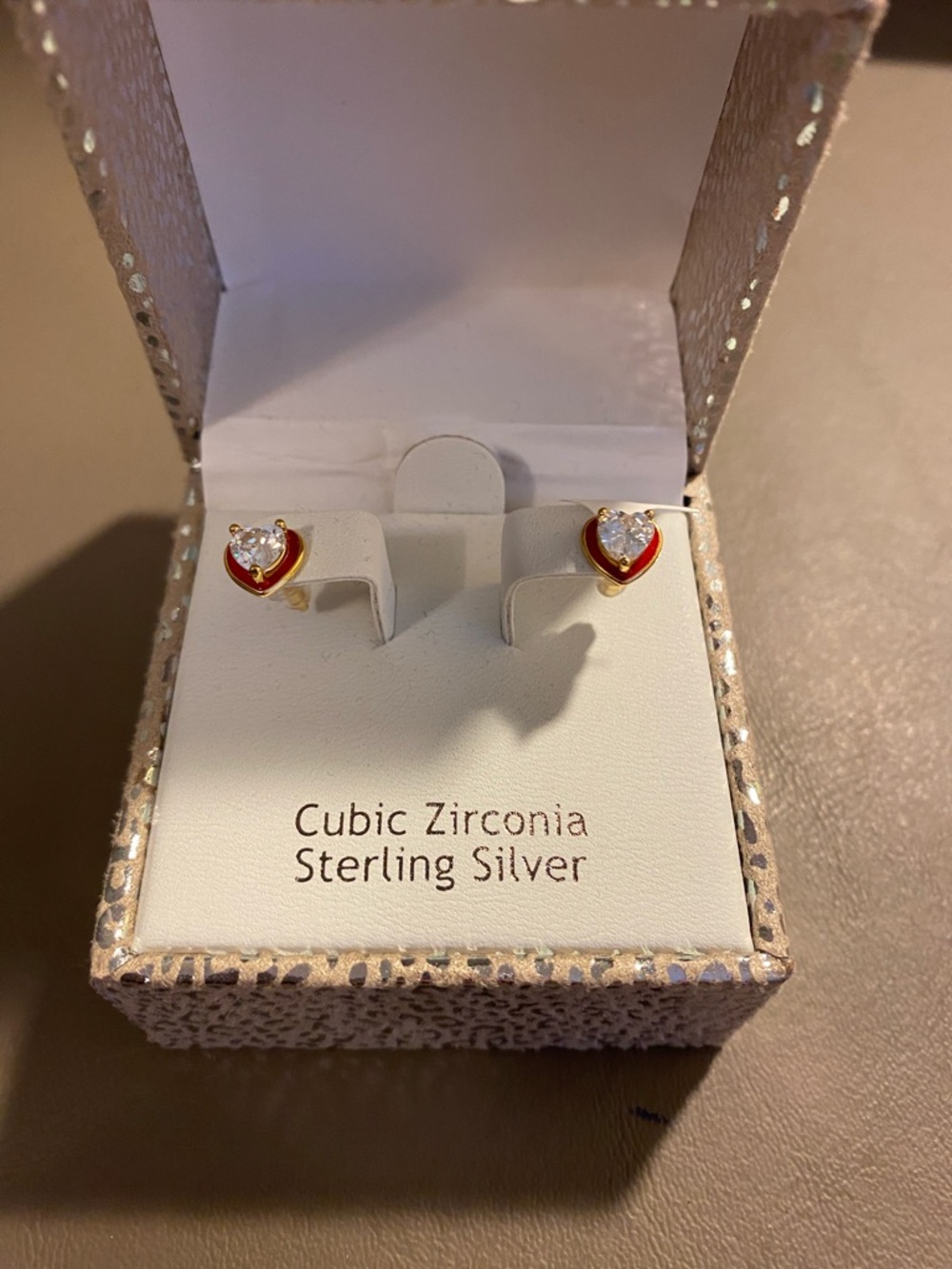 RACHEL ASHWELL Sterling Silver Heart Stud Earrings